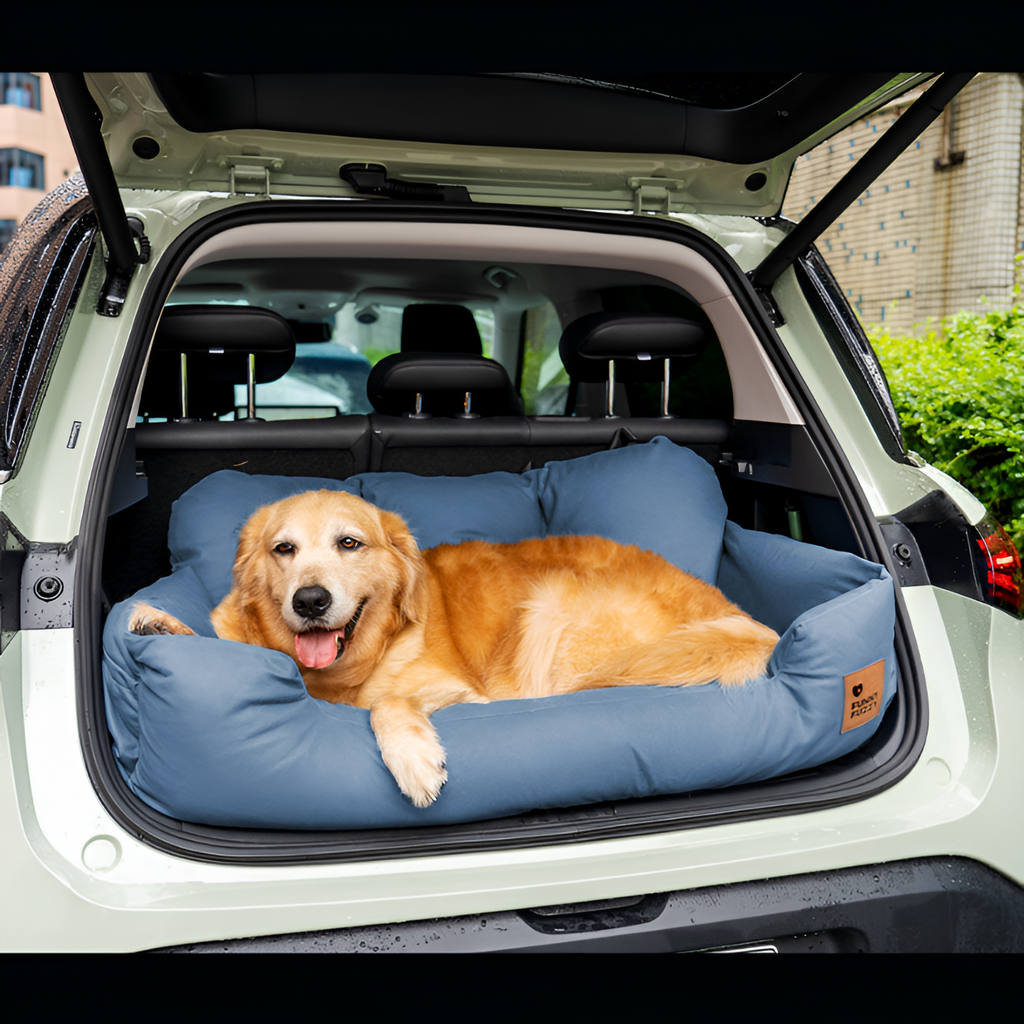 Cama de Coche para Perros de Cojín Sólido - Funcional