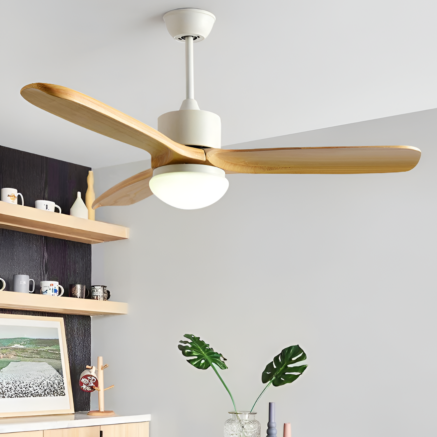 Ventilador Techo Aerodinámico Minimalista - Integrado