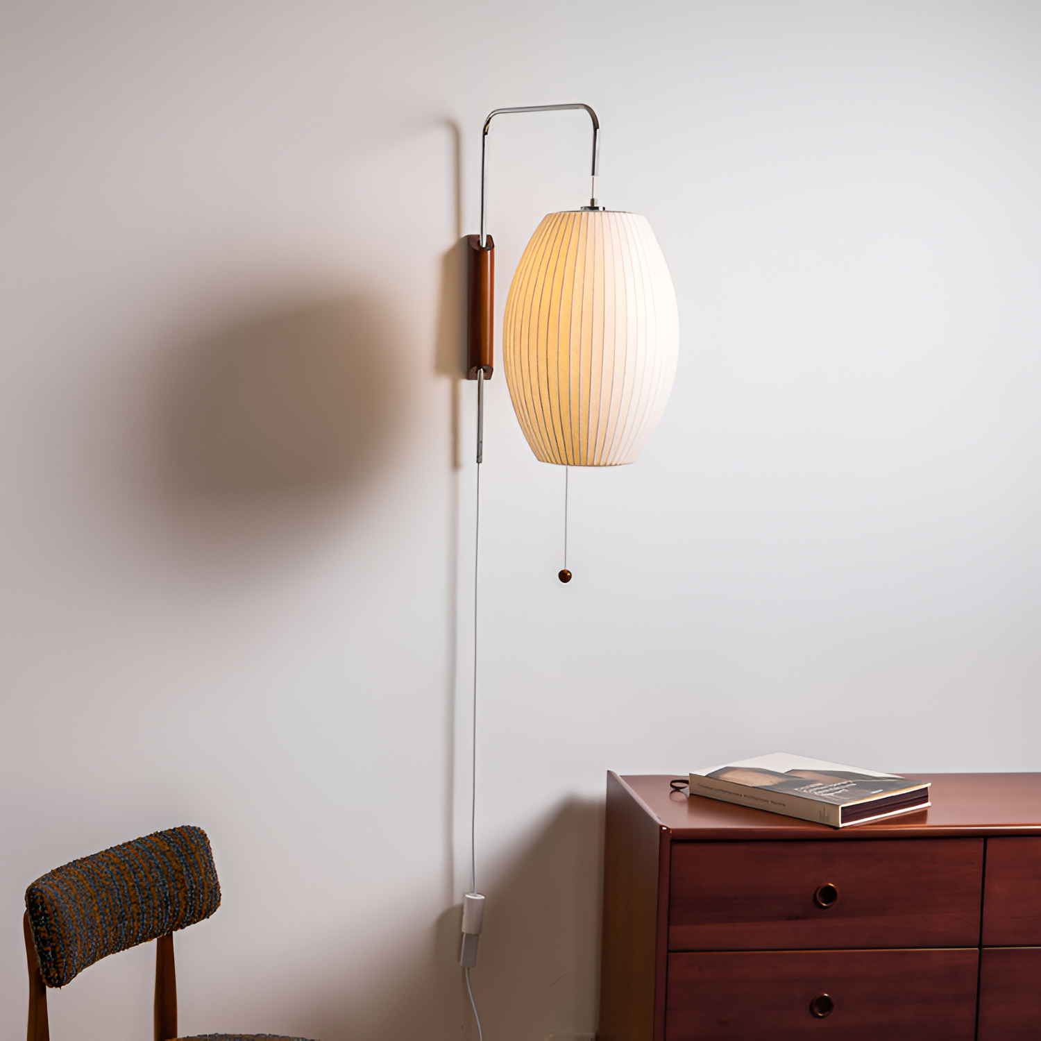 Aplique Pared Minimalista Mid-Century - Brazo Móvil