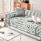 Manta Geométrica para Sofá - Decoración Bohemio