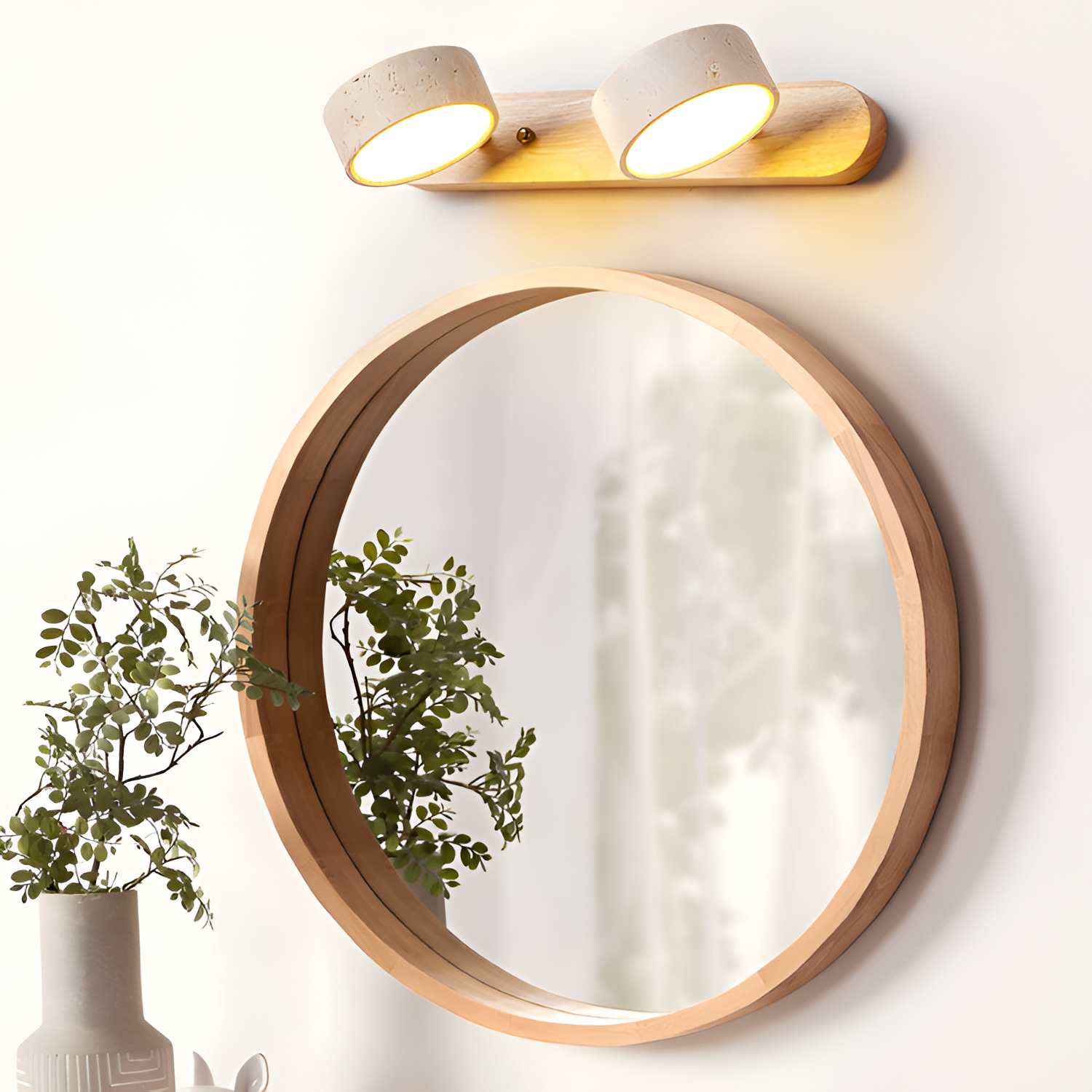 Lámpara de Pared Travertine Minimalista - Ajustable