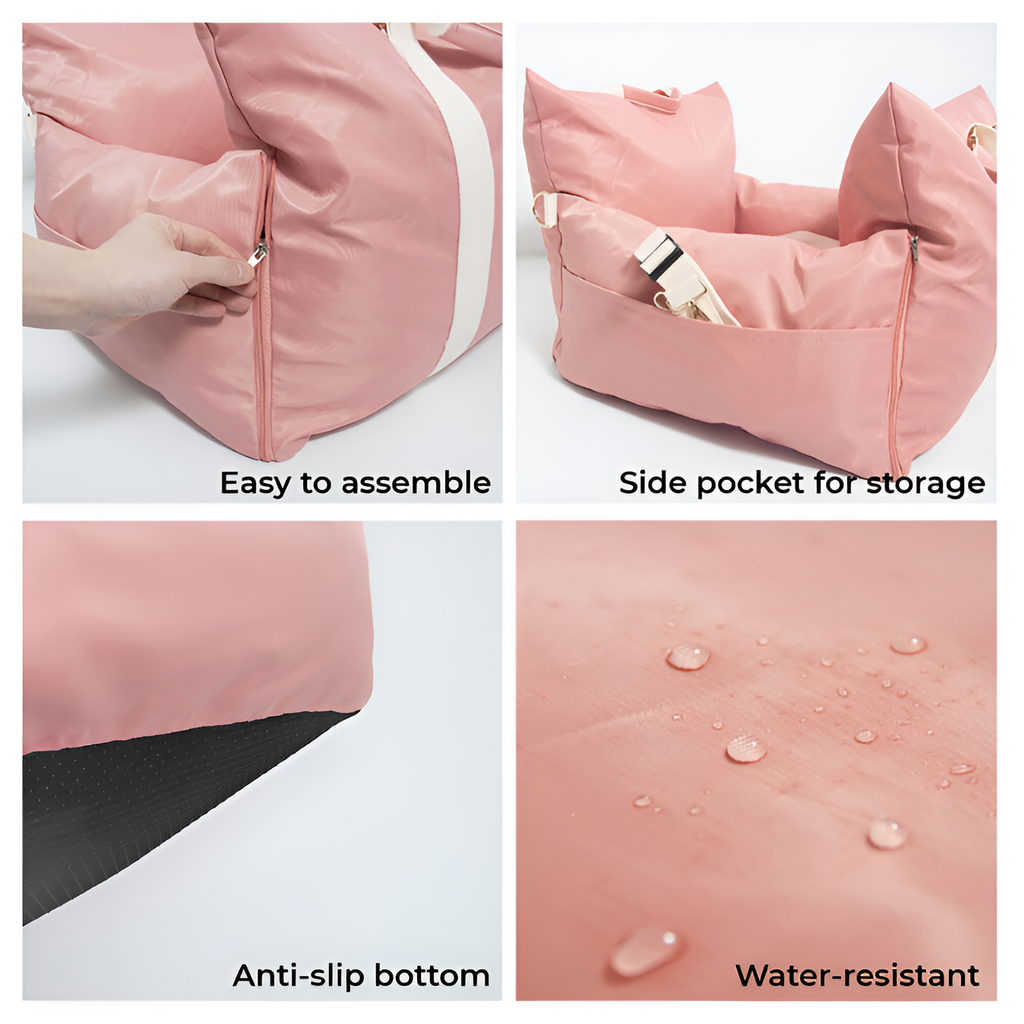 Cojín Acolchado Monocromático para Asiento - Ajustable