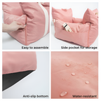 Cojín Acolchado Monocromático para Asiento - Ajustable