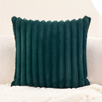 Cojín Decorativo con Relieve - Estilo Neutro Estriado