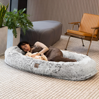 Cama Nido de Felpa para Mascotas - Relajante