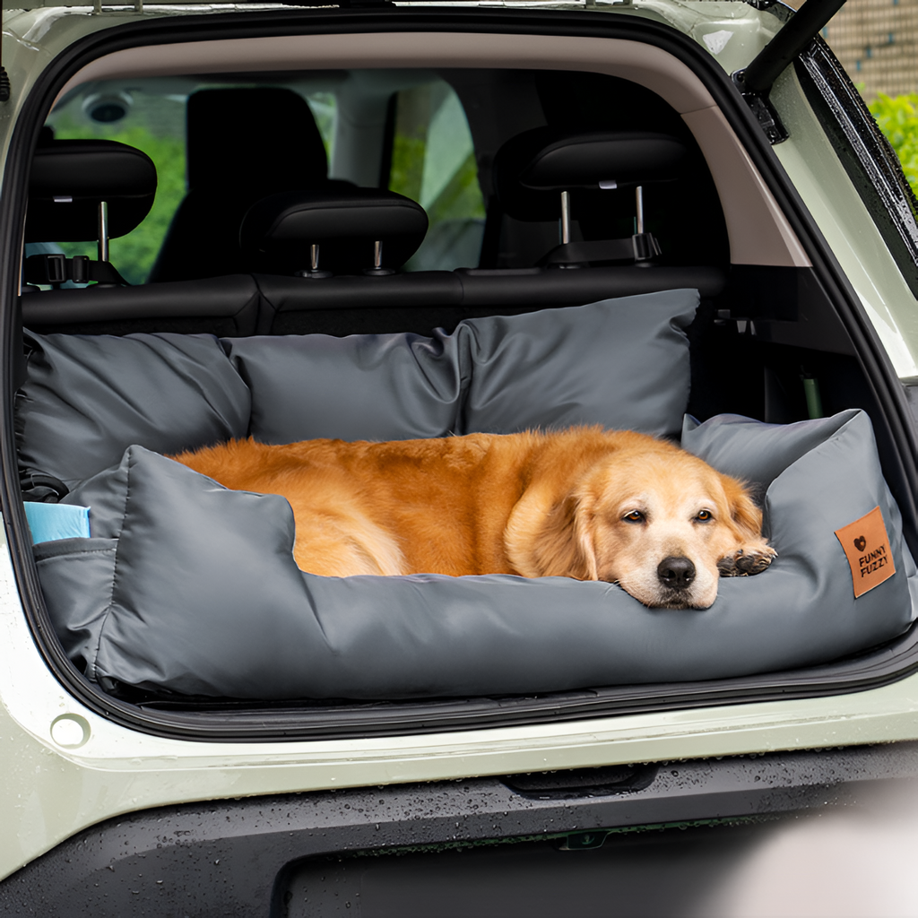 Cama de Coche para Perros de Cojín Sólido - Funcional