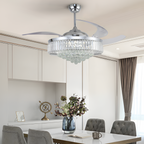 Ventilador de Techo con Cristal Moderno - Pulido