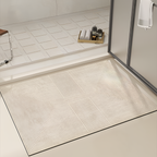 Tapete de Baño Geométrico Minimalista - Antideslizante