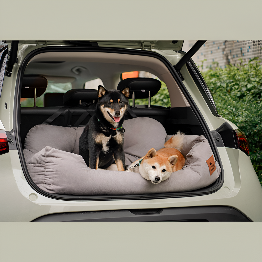 Cama de Coche para Perros de Cojín Sólido - Funcional