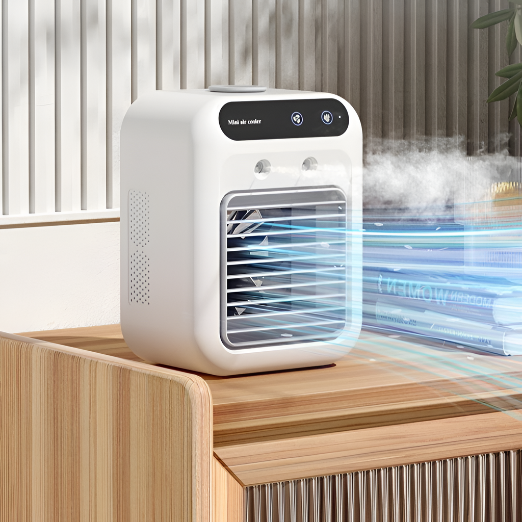 Enfriador de Aire de Escritorio Minimalista - Ajustable