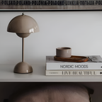 Lámpara de Mesa Domo Minimalista - Portátil