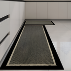 Alfombrilla Cocina Strata - Set Antideslizante Marrón