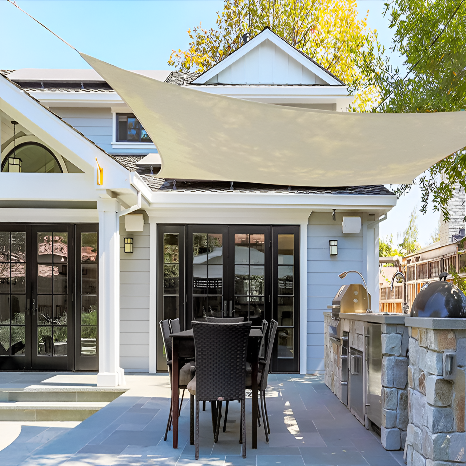 Toldo Vela de Tensión Anti-UV - Duradero