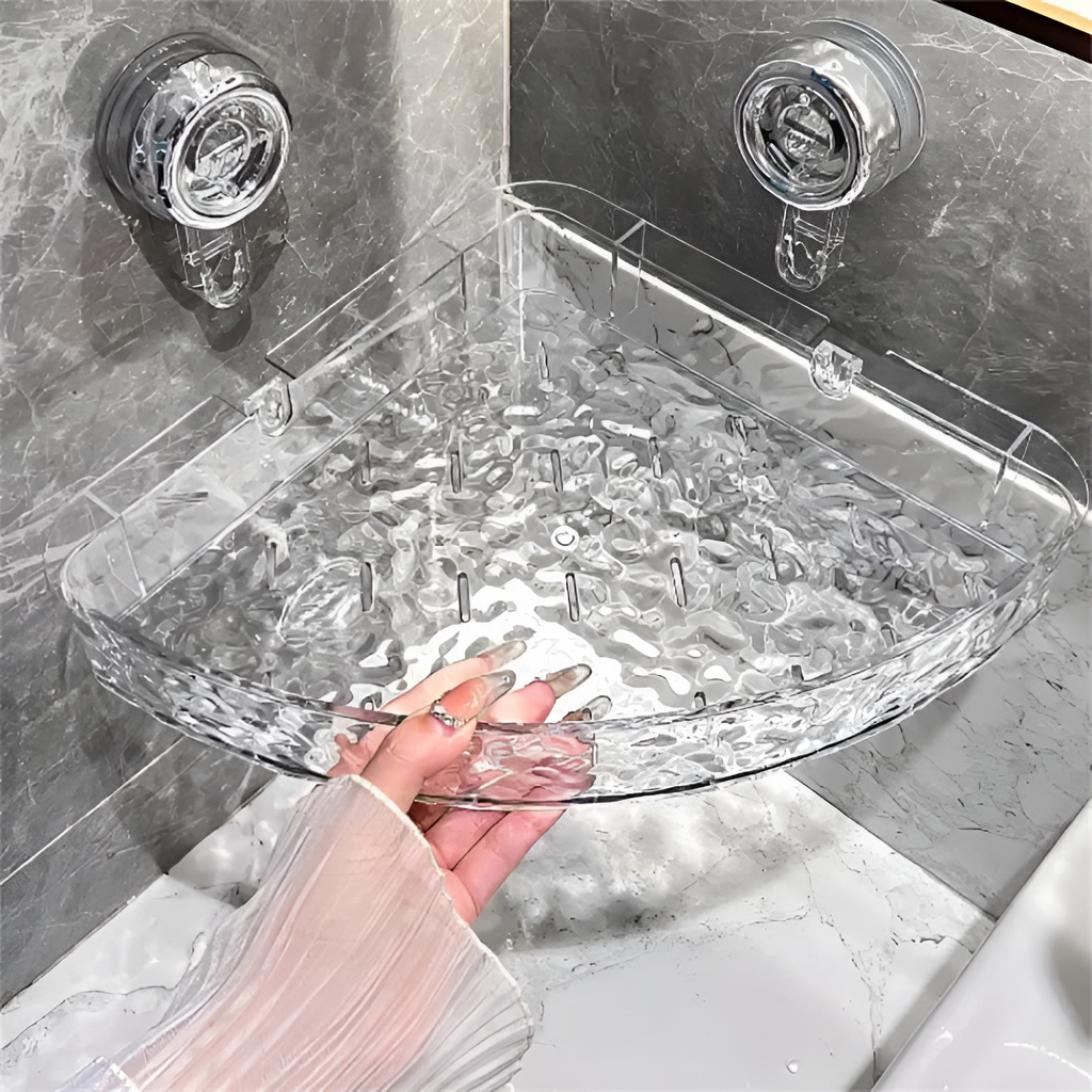 Estante Ripple con Ventosa - Montaje en Pared