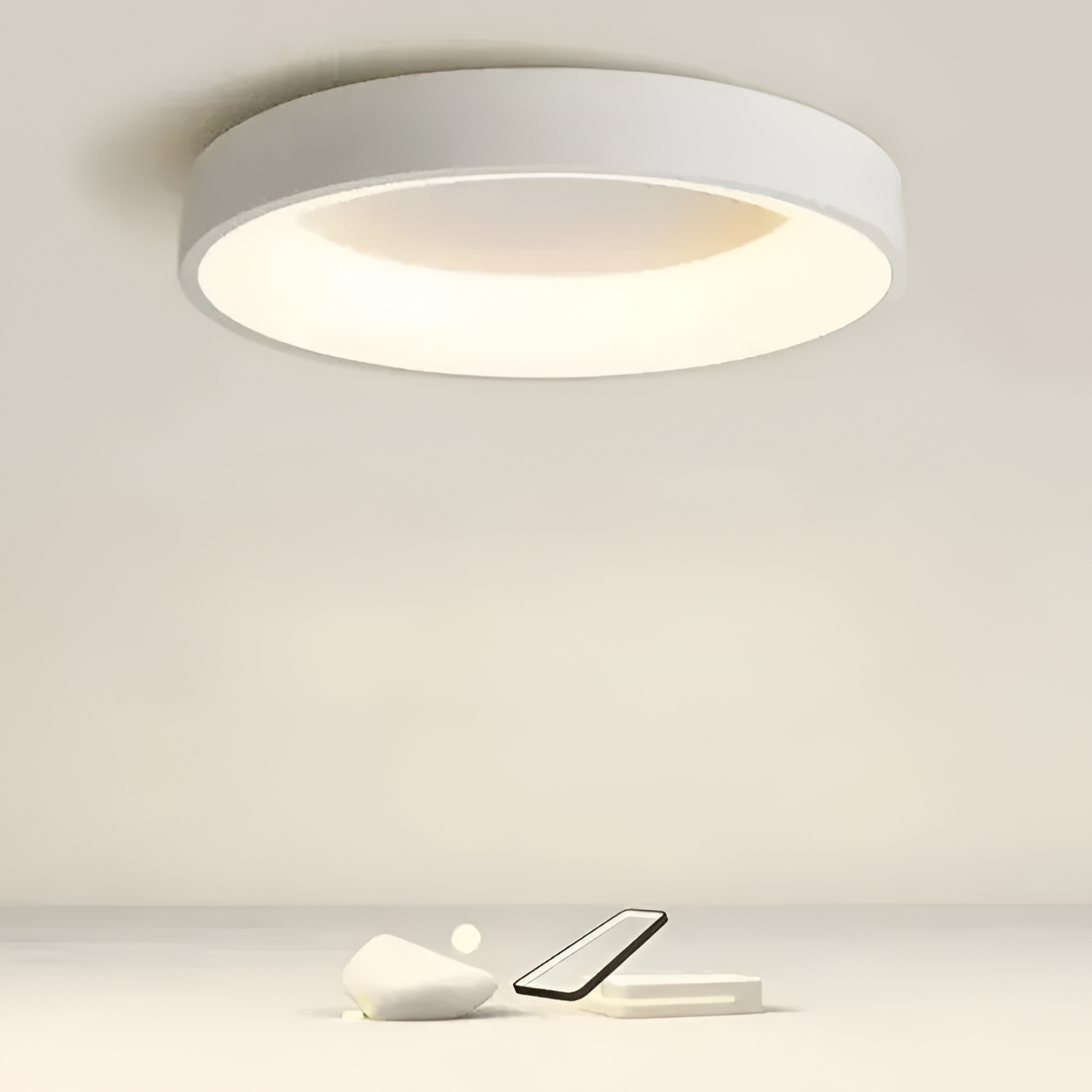 Lámpara LED Circular Nórdica - Techo Interior Minimalista