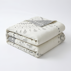 Manta Con Estampado Artístico Mandala | Algodón Reversible