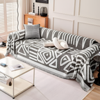 Manta Geométrica para Sofá - Decoración Bohemio