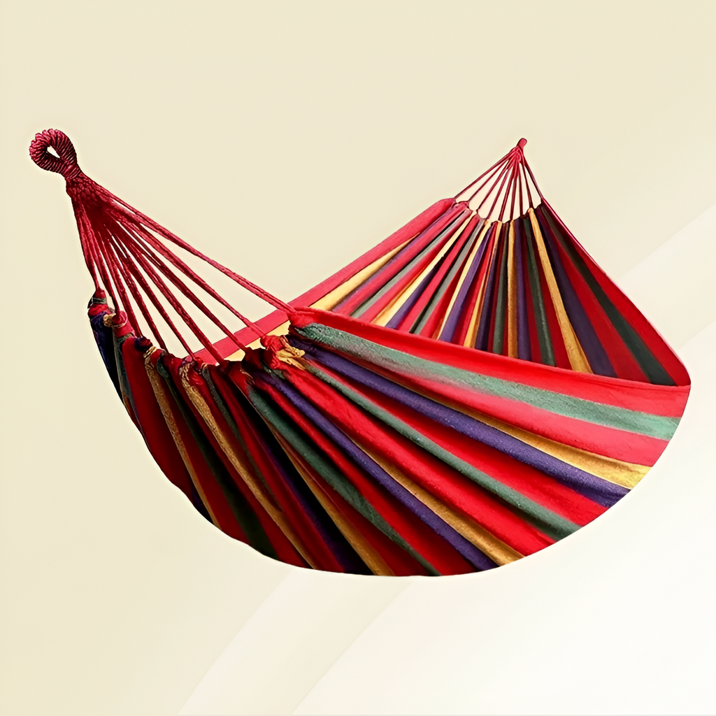 Hamaca Portátil de Rayas - Estilo Boho