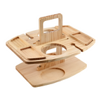 Mesa De Picnic De Madera Con Bandeja Para Servir - Portátil