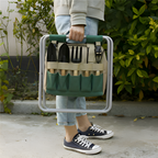 Taburete Plegable Portátil de Jardín - Bolsa Desmontable