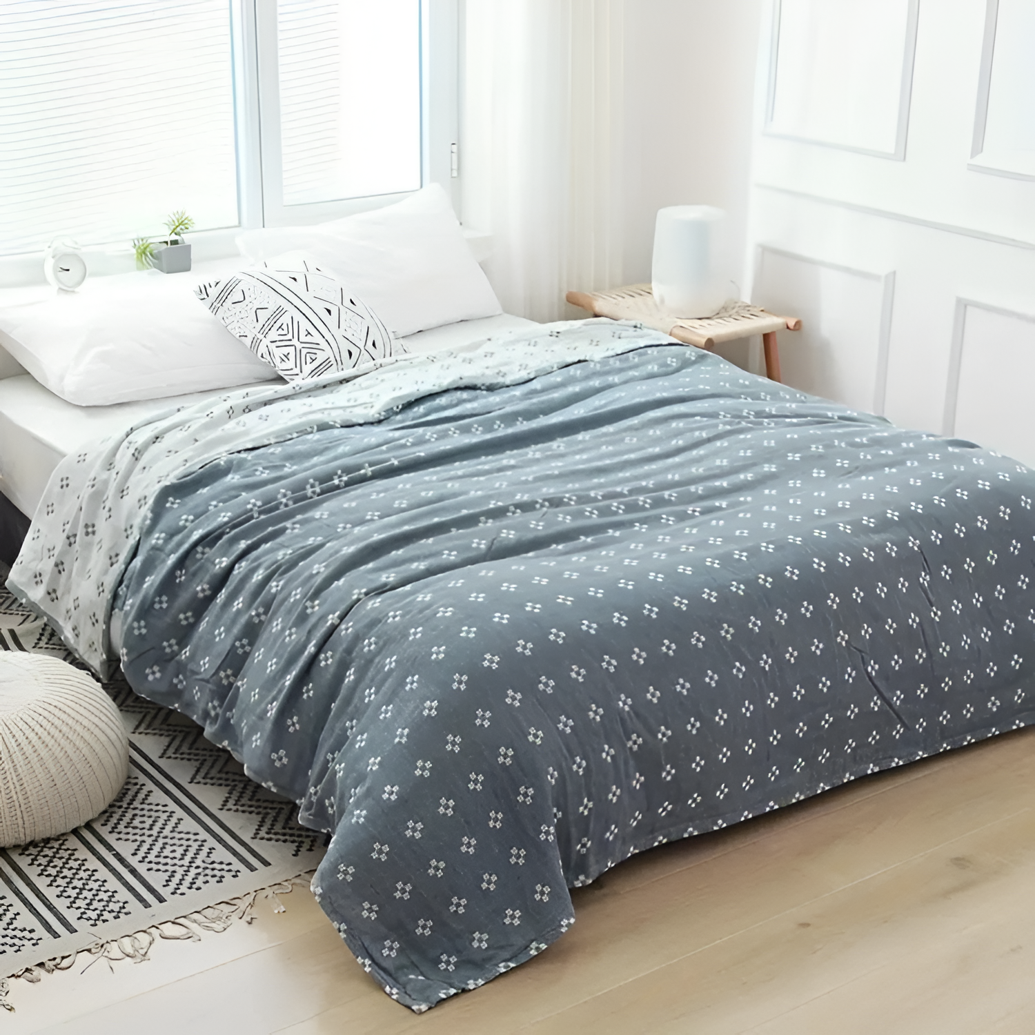 Manta Diamond Dot Comfort - Algodón ligero