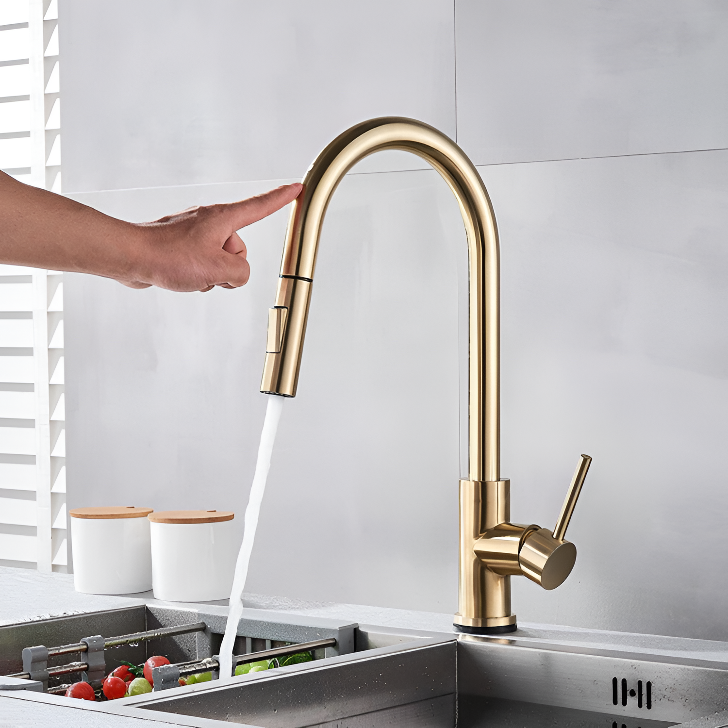 Grifo Cocina Extensible Minimalista - Automático