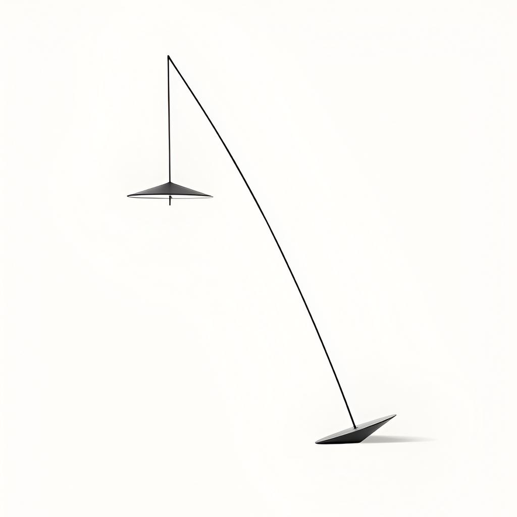 Lámpara de Pie Alargada Minimalista - Cantiléver