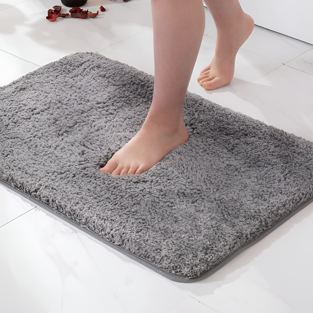 Alfombrilla de baño antideslizante - paño de microfibra absorbente para el hogar