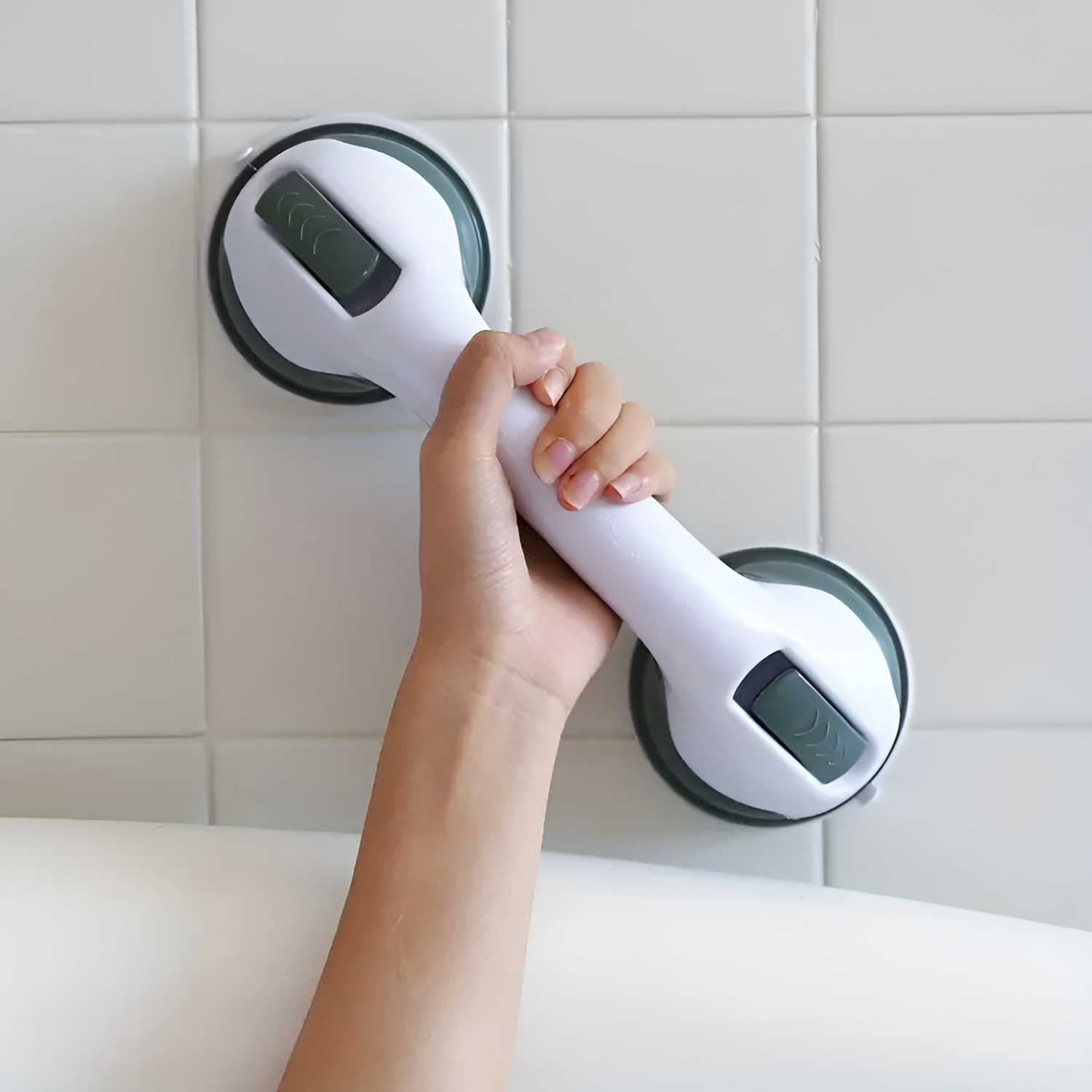 Asidero de Ducha con Succión - Mango de Agarre para Baño