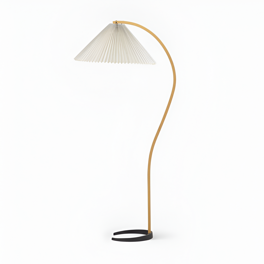 Lámpara de Pie de Arco Minimalista - Plisada