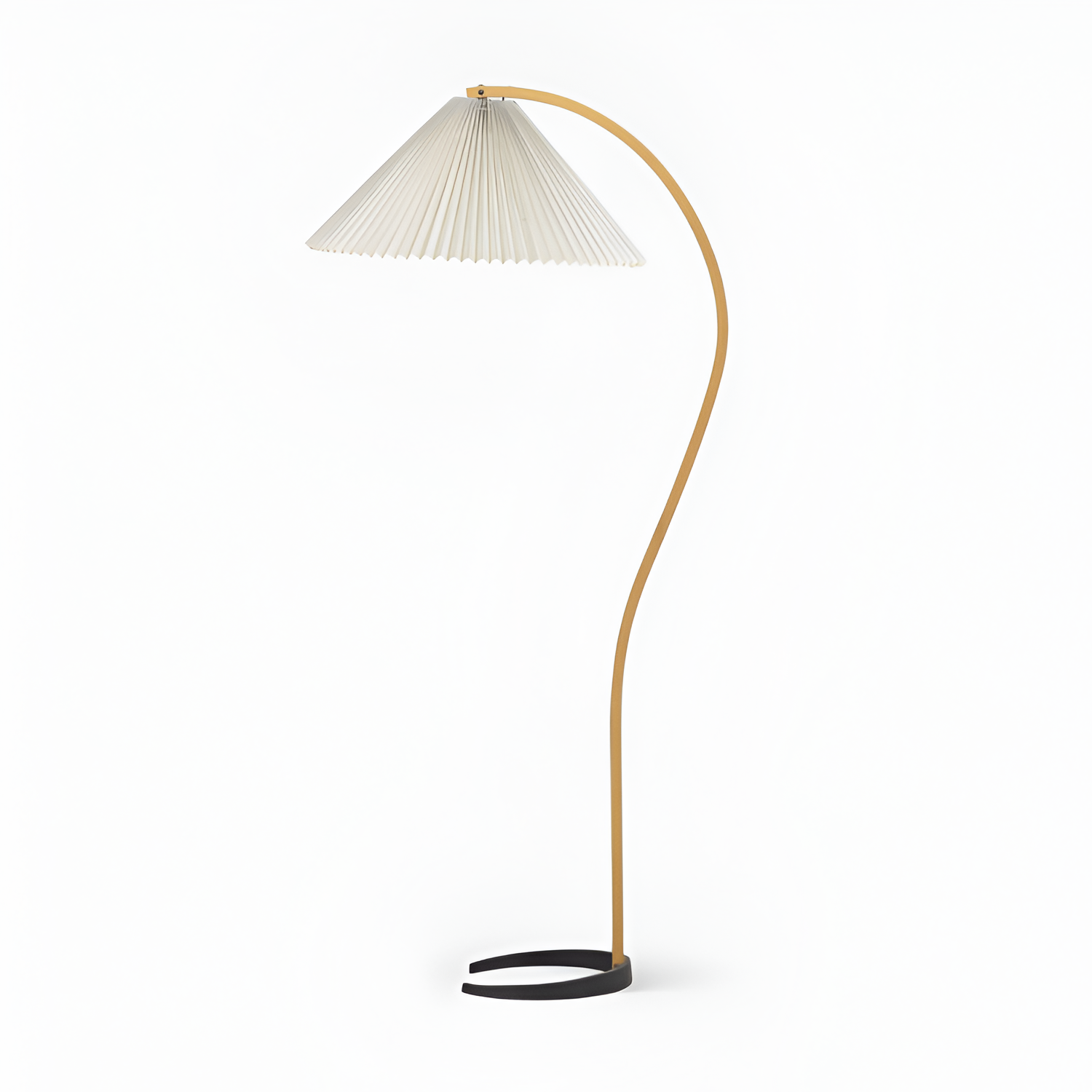 Lámpara de Pie de Arco Minimalista - Plisada
