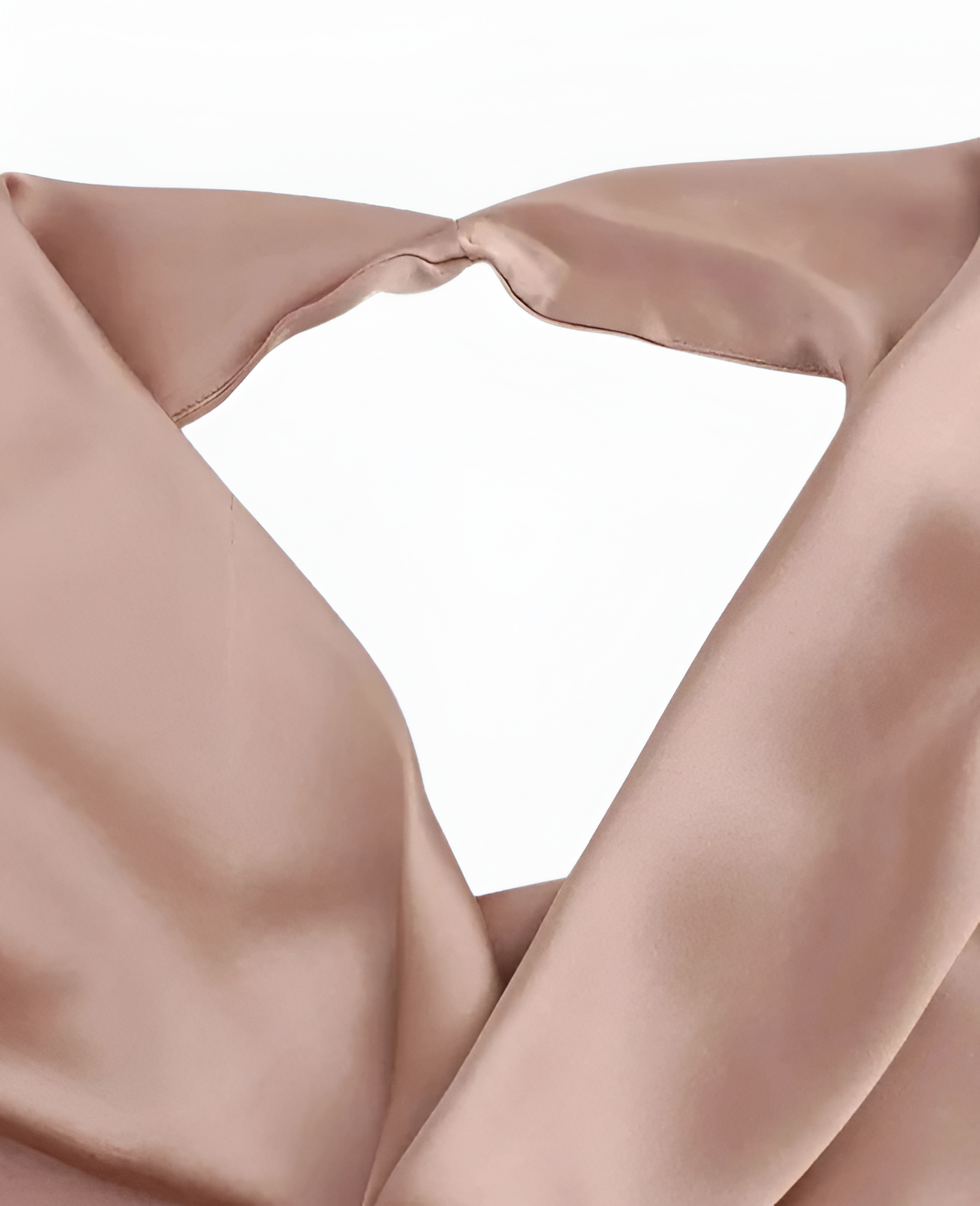 Vestido Largo de Cuello Halter y Cuello Volcado para Mujer - Invitada de Boda