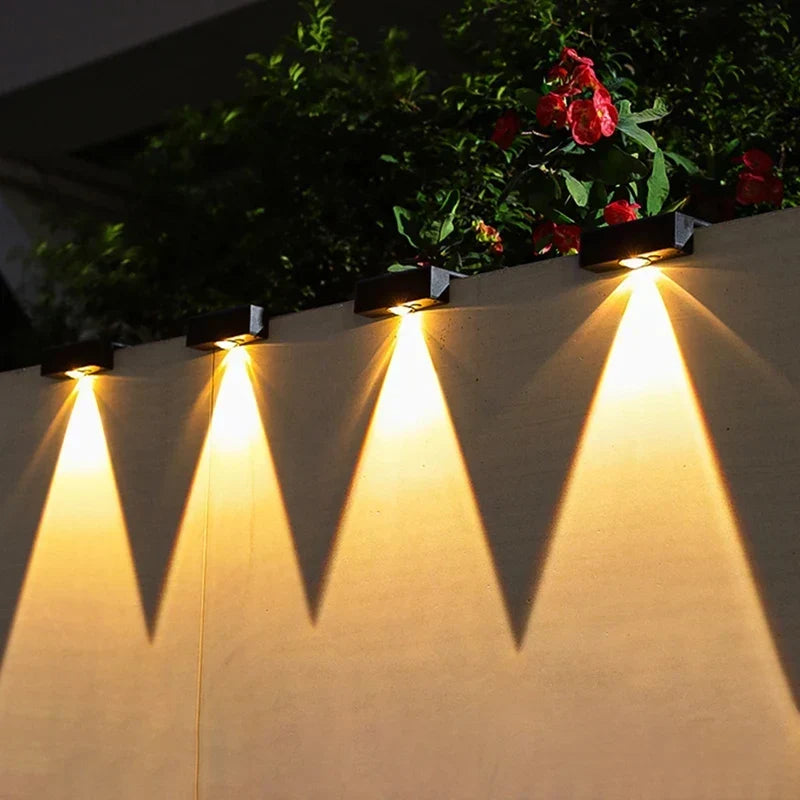 Lámpara Solar Exterior con Sensor Automático y Cambio de Color RGB - IP65 para Jardín y Patio