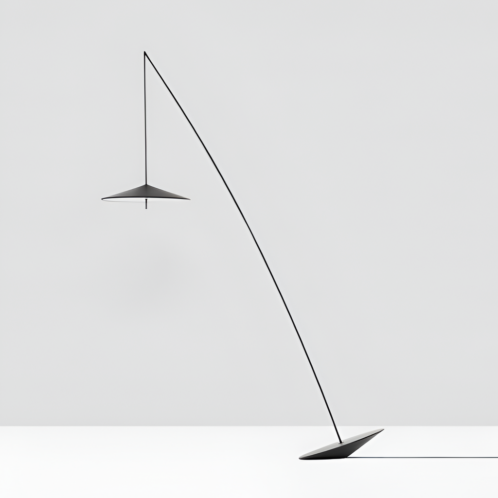 Lámpara de Pie Alargada Minimalista - Cantiléver