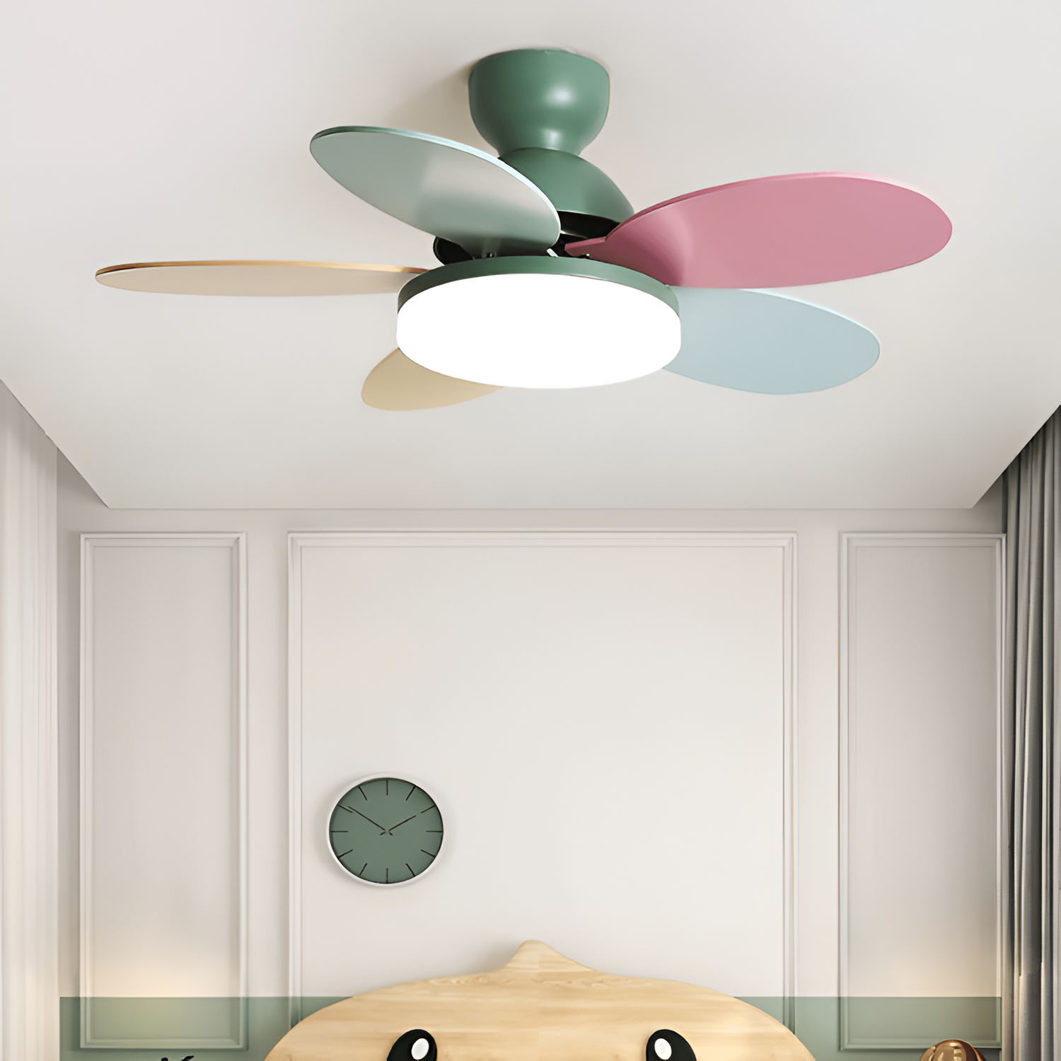 Ventilador de Techo Empotrado de Varias Aspas - Regulable