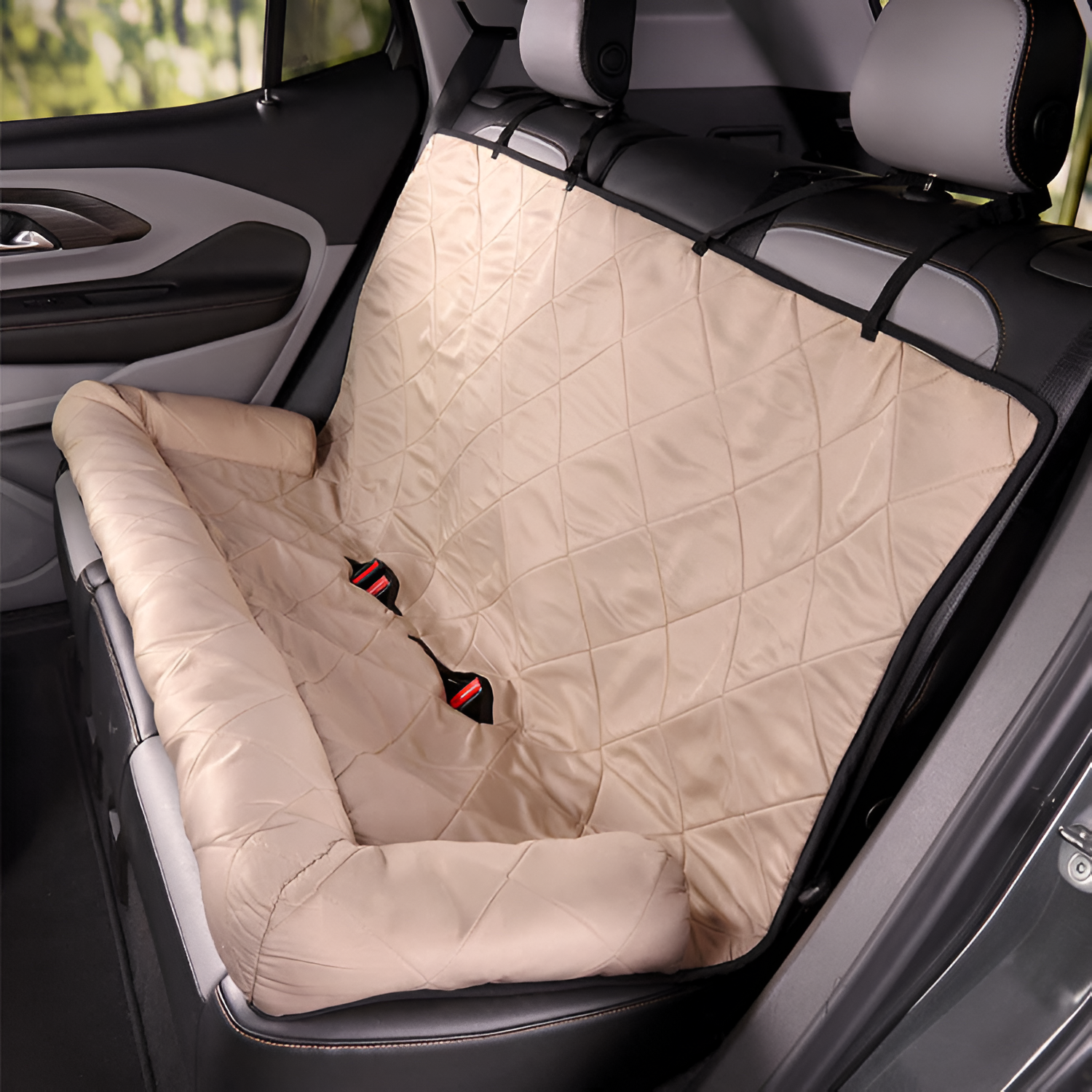 Cama de Coche para Perros de Cojín Sólido - Funcional