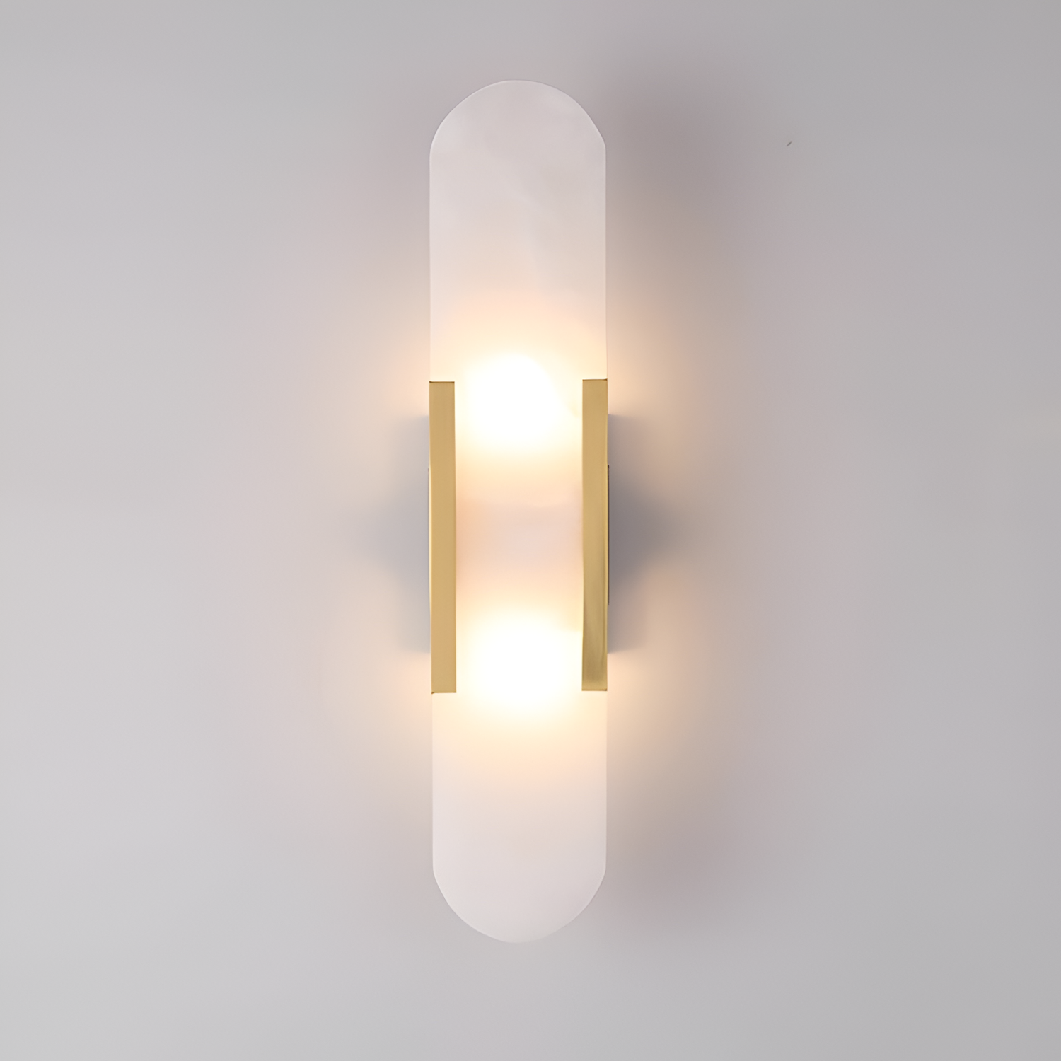Aplique de Pared Alargado Minimalista - Alabastro