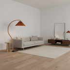 Lámpara de Pie de Arco Minimalista - Plisada