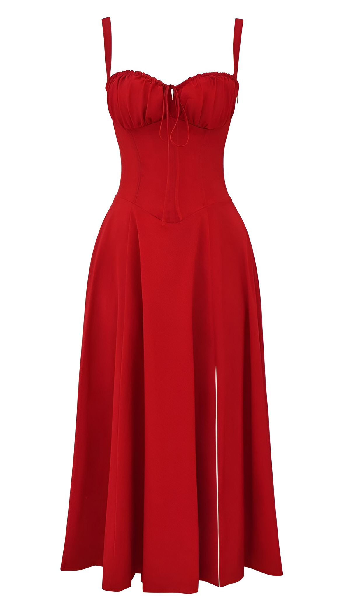 Vestido Midi Corte Línea A Para Mujer - Fiesta De Primavera En El Jardín