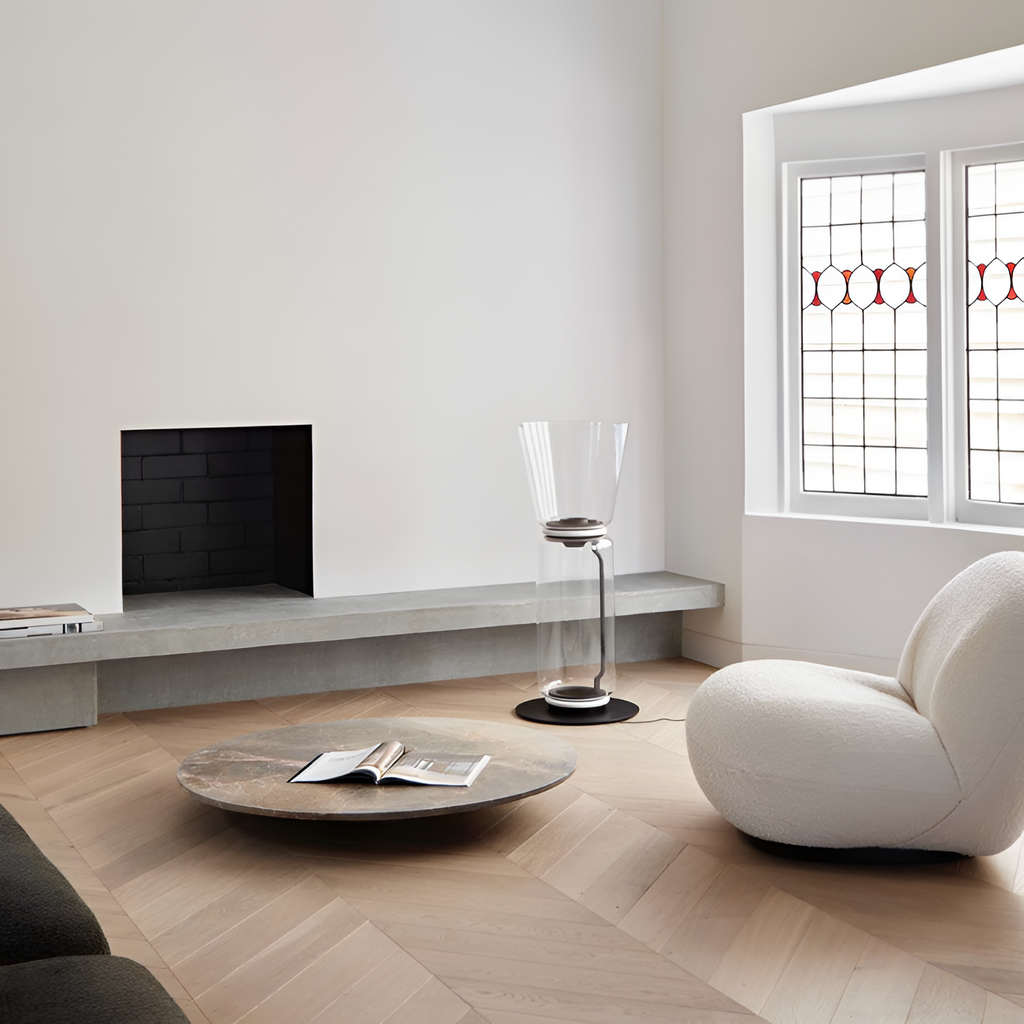 Lámpara De Pie Modular Minimalista - Cilíndrica