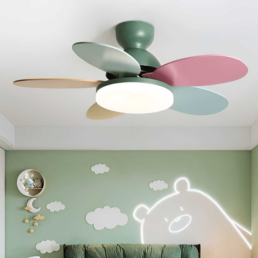 Ventilador de Techo Empotrado de Varias Aspas - Regulable