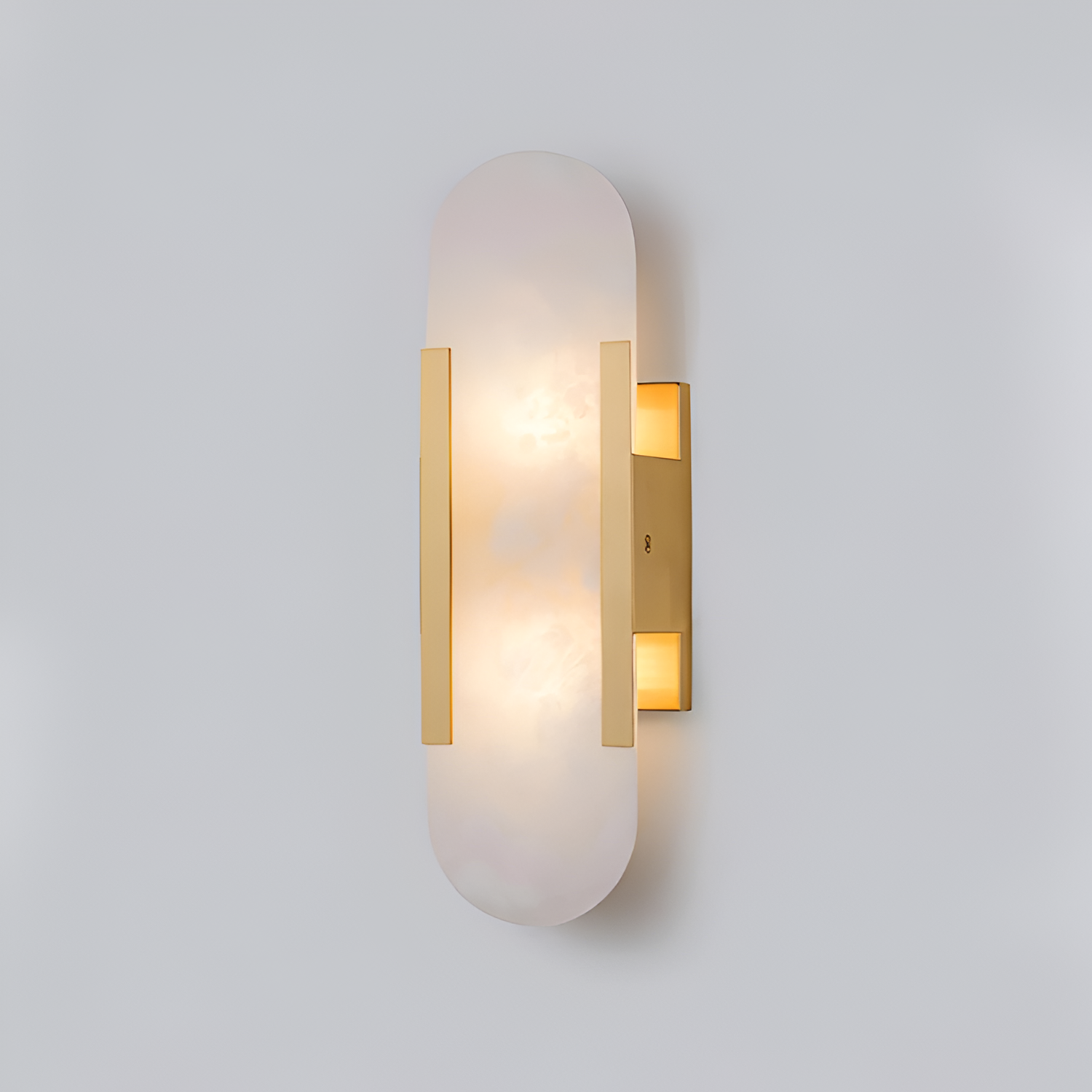 Aplique de Pared Alargado Minimalista - Alabastro
