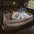 Cama Acolchada Ajustable de Coche para Perros - Solid Color