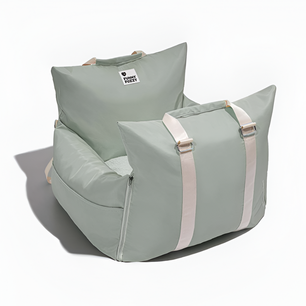 Cama Monocolor Viaje Para Mascotas - Convertible