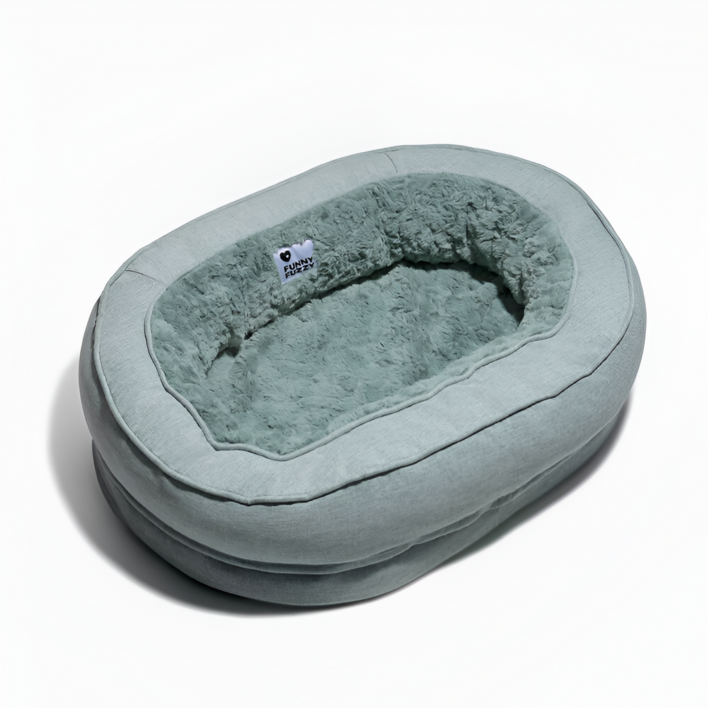 Cama Nido de Felpa para Mascotas - Relajante