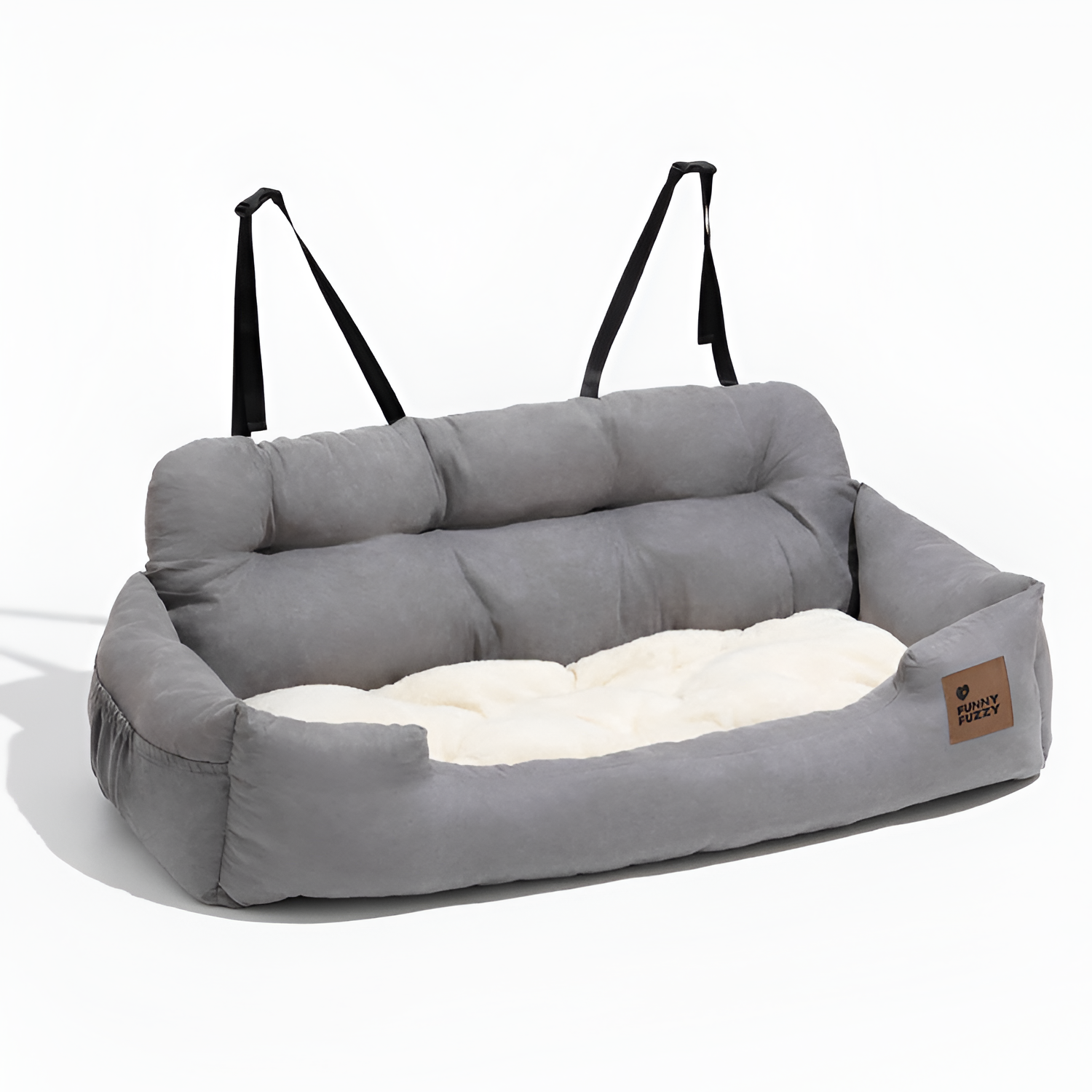 Cama de Coche para Perros de Cojín Sólido - Funcional