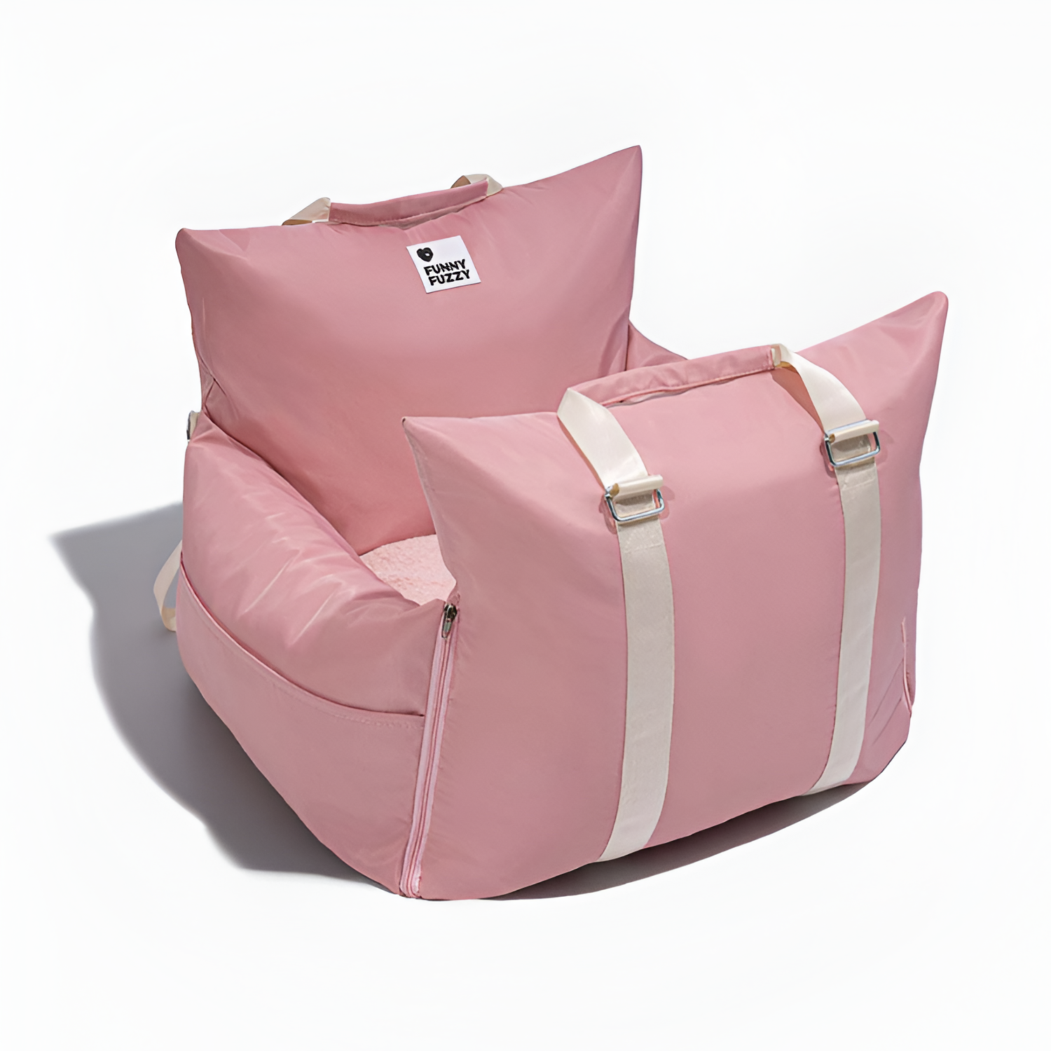 Cama Monocolor Viaje Para Mascotas - Convertible