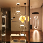 Lámpara De Pie Modular Minimalista - Cilíndrica