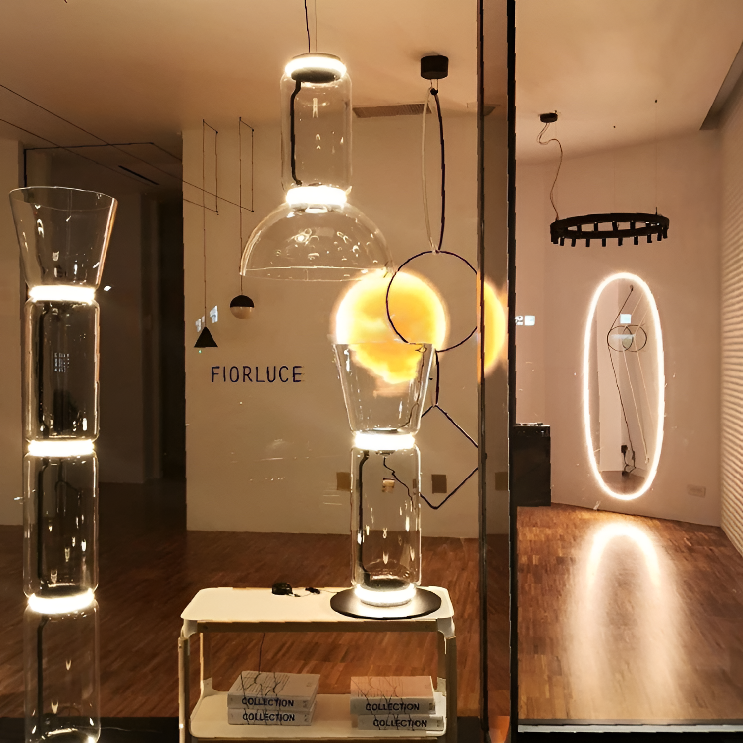 Lámpara De Pie Modular Minimalista - Cilíndrica