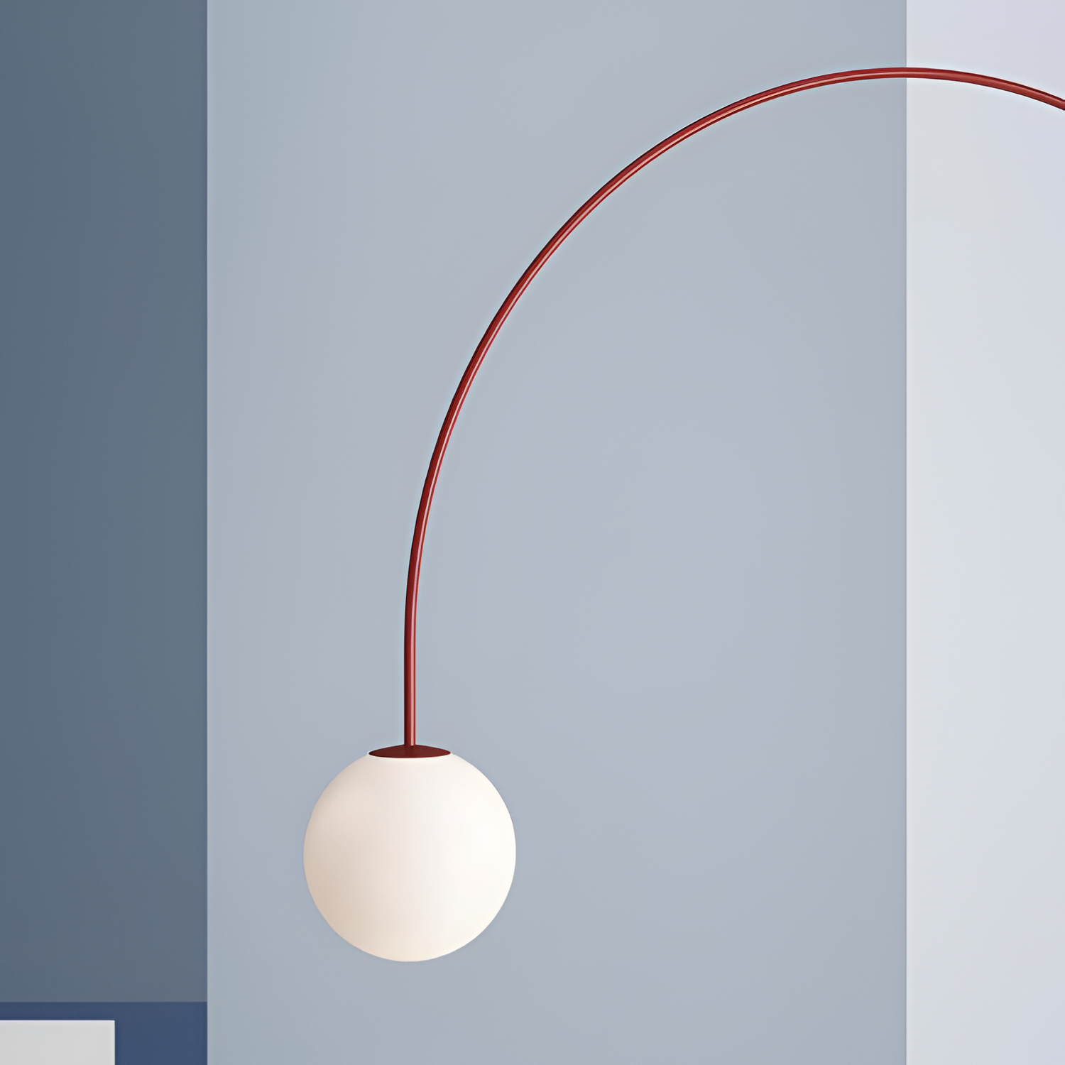 Curva Araña Suspensión Escultural - Minimalista